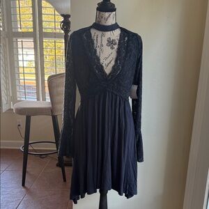 Joyfolie Black Long Sleeve Dress